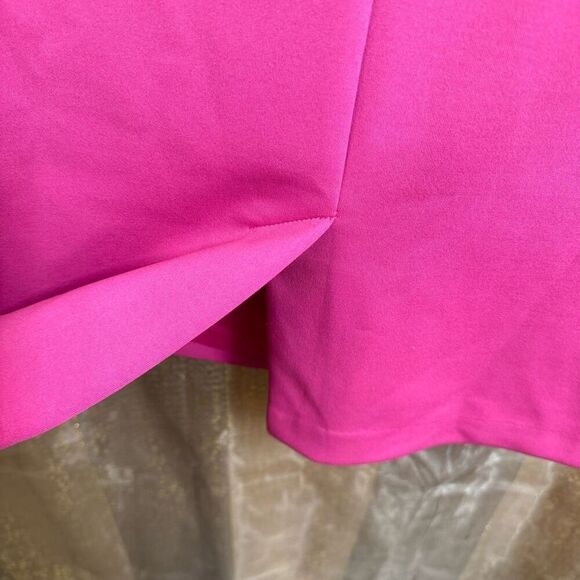 Express Magenta Fuchsia High Neck Midi Bodycon Dress Size 12 - Picture 4 of 8